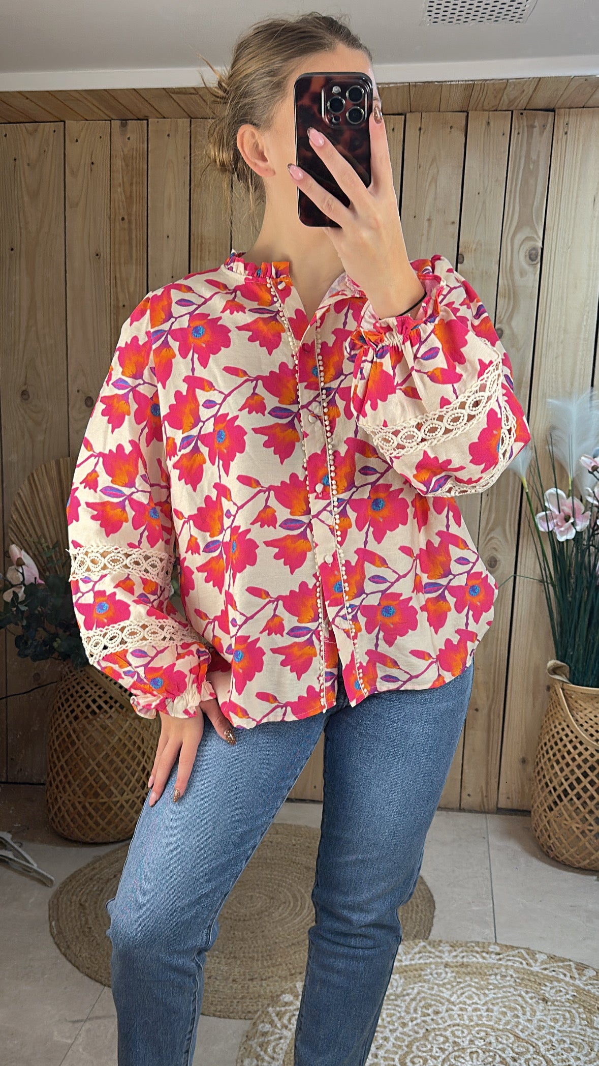 Chemisier bohème et coloré