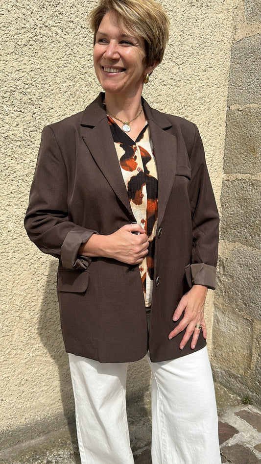 Blazer chocolat