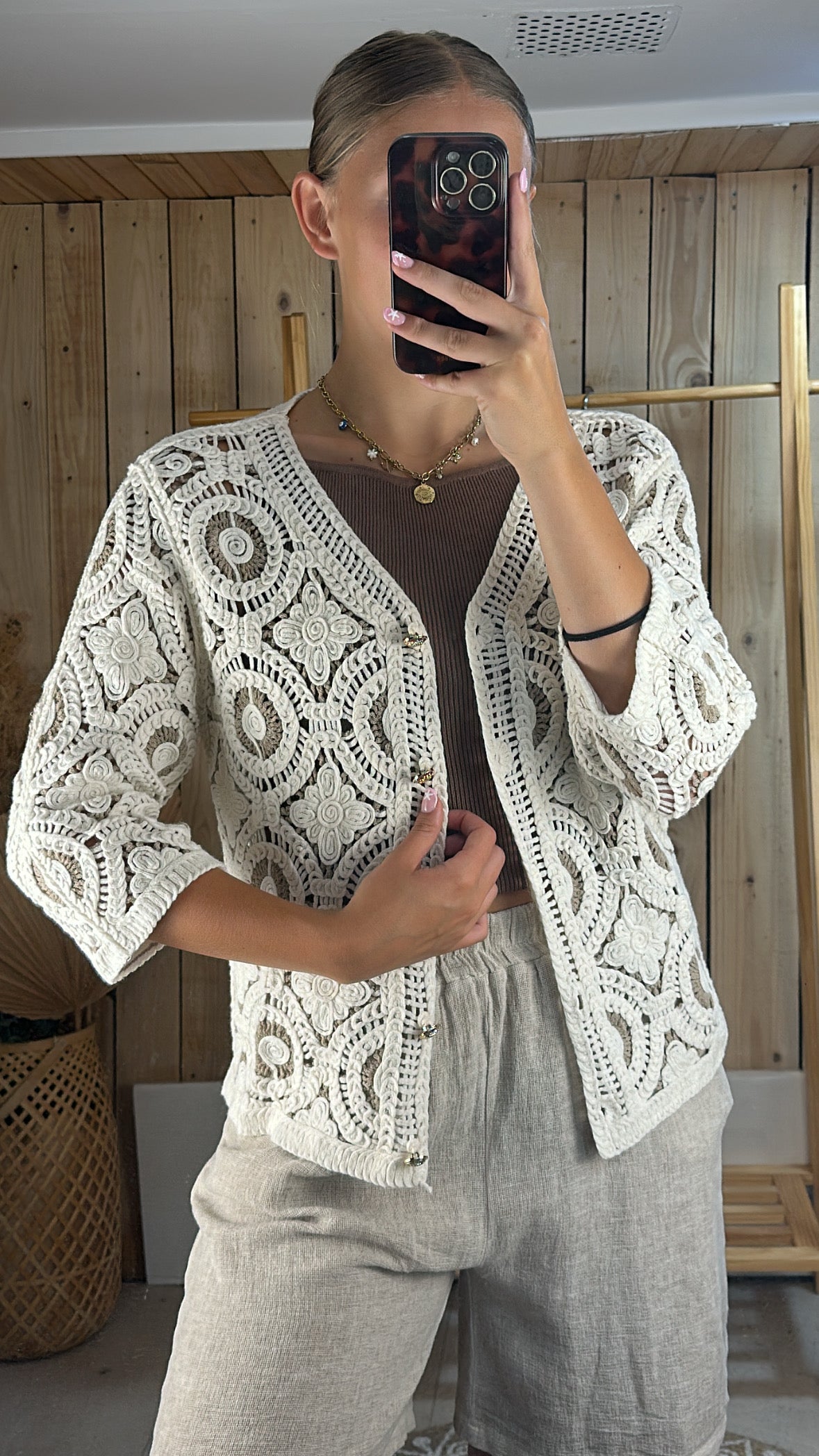 Gilet bohème crochet