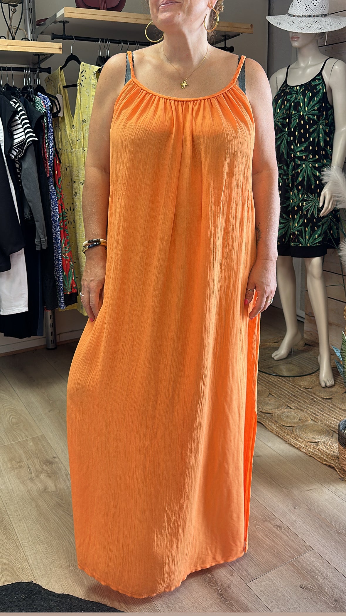 Robe fluide bohème grande taille