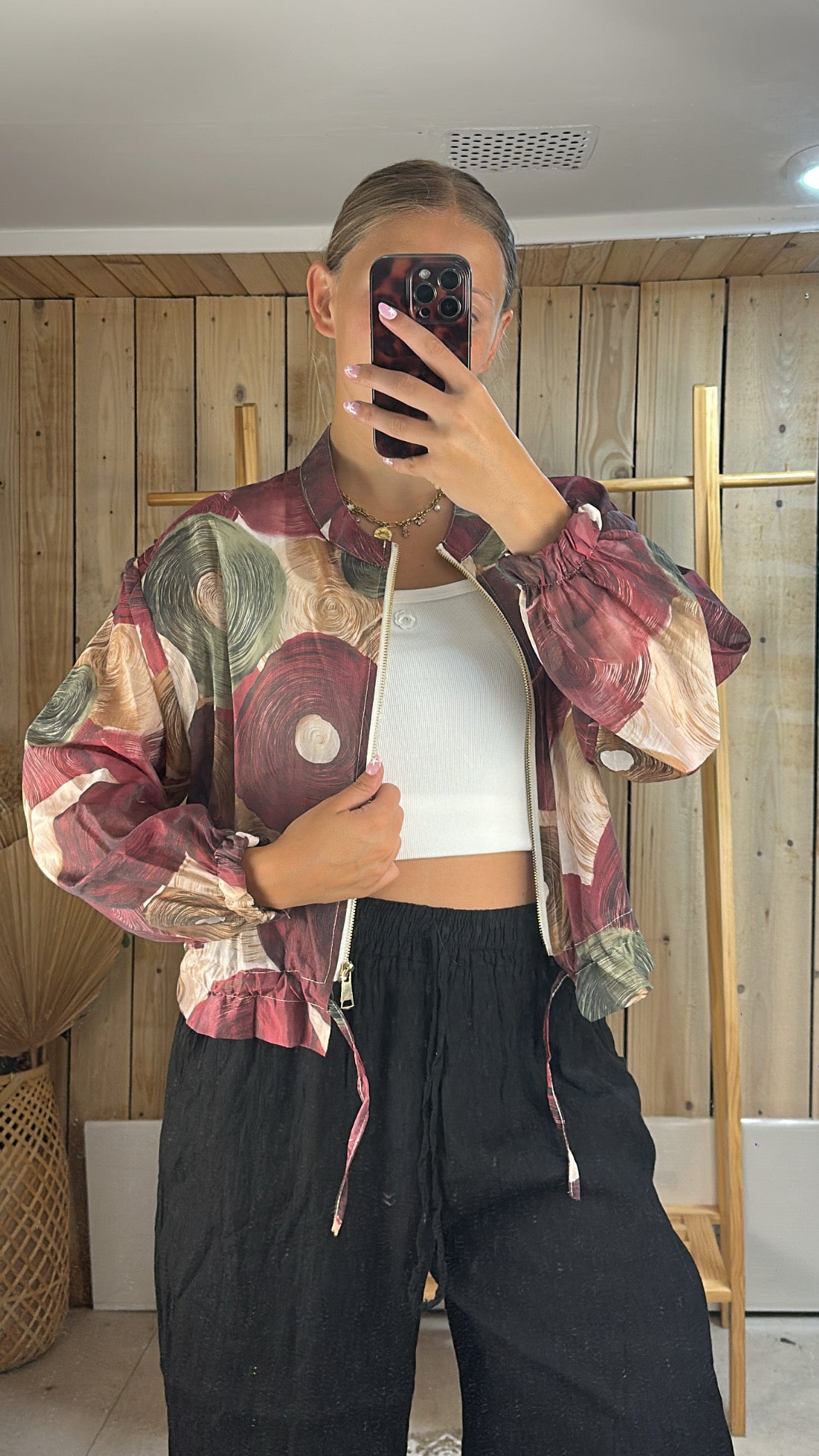 Gilet zippé contemporain