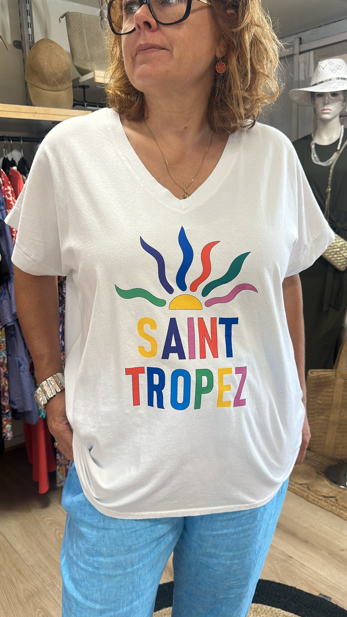 T- shirt "Saint tropez "