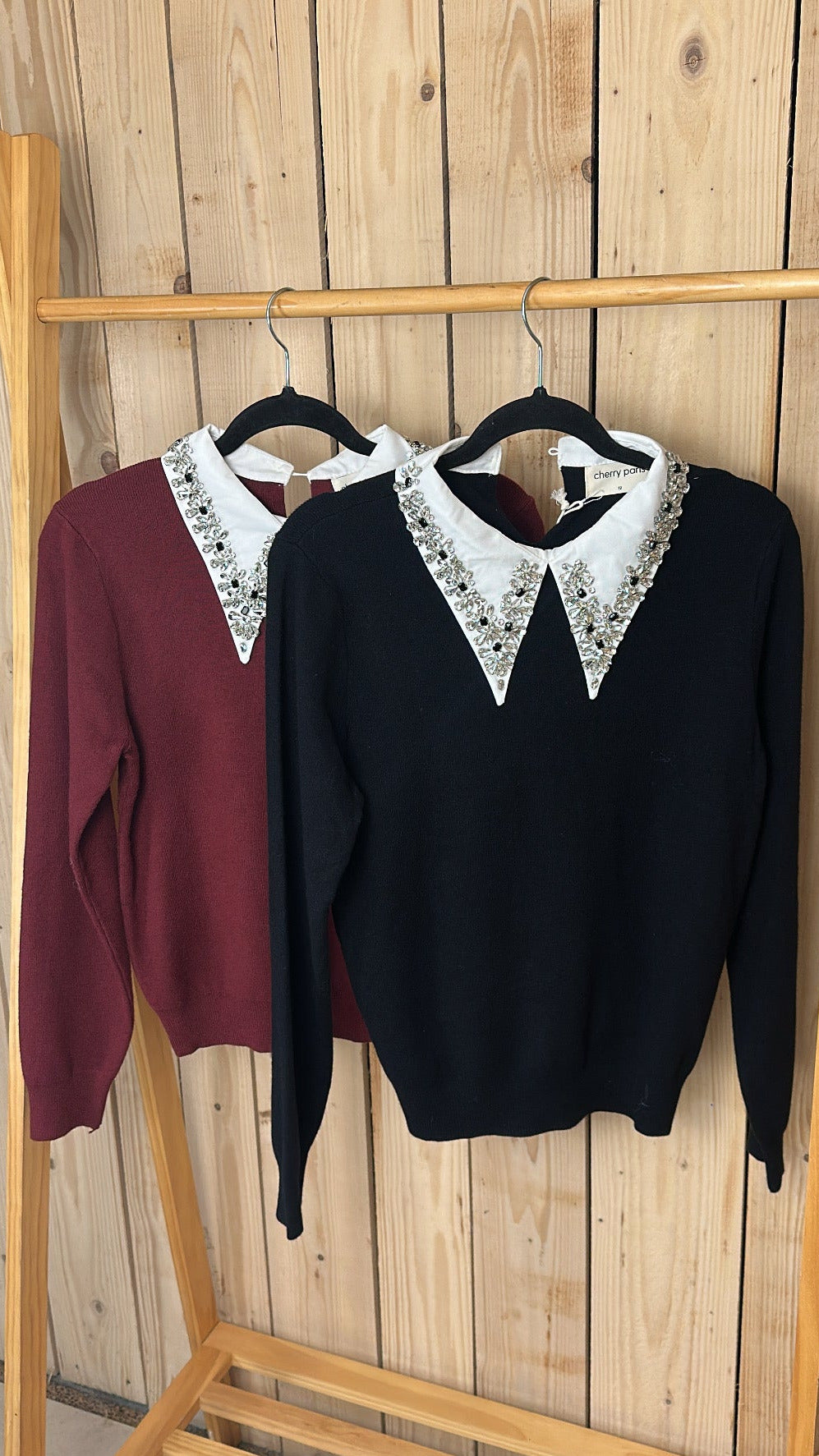 Pull col chemise