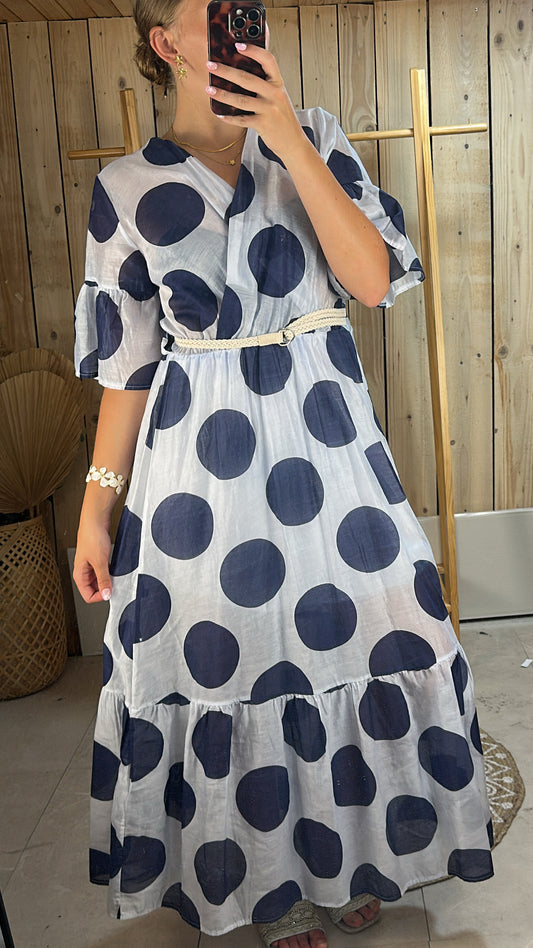 Robe à pois