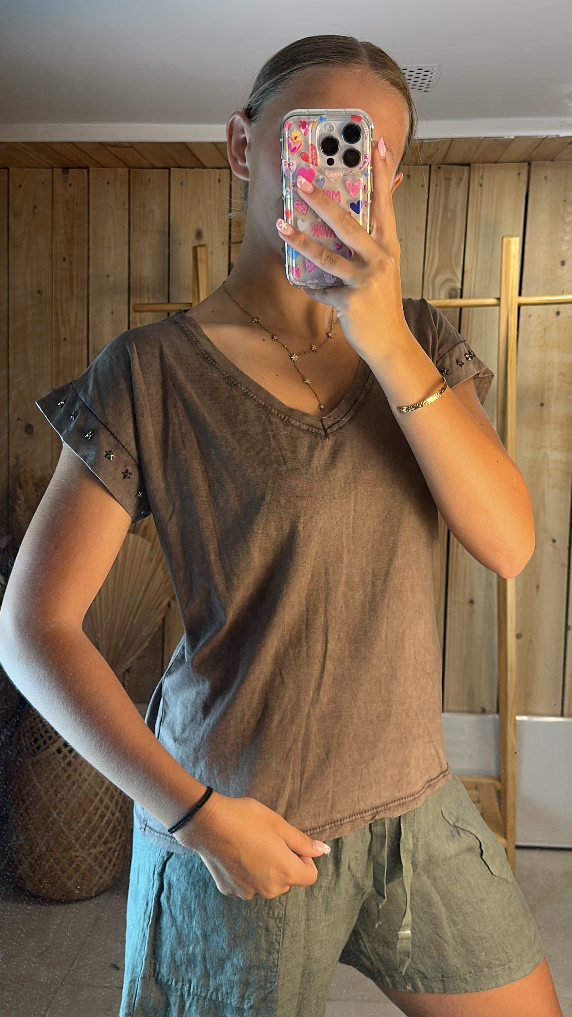 T-shirt clouté