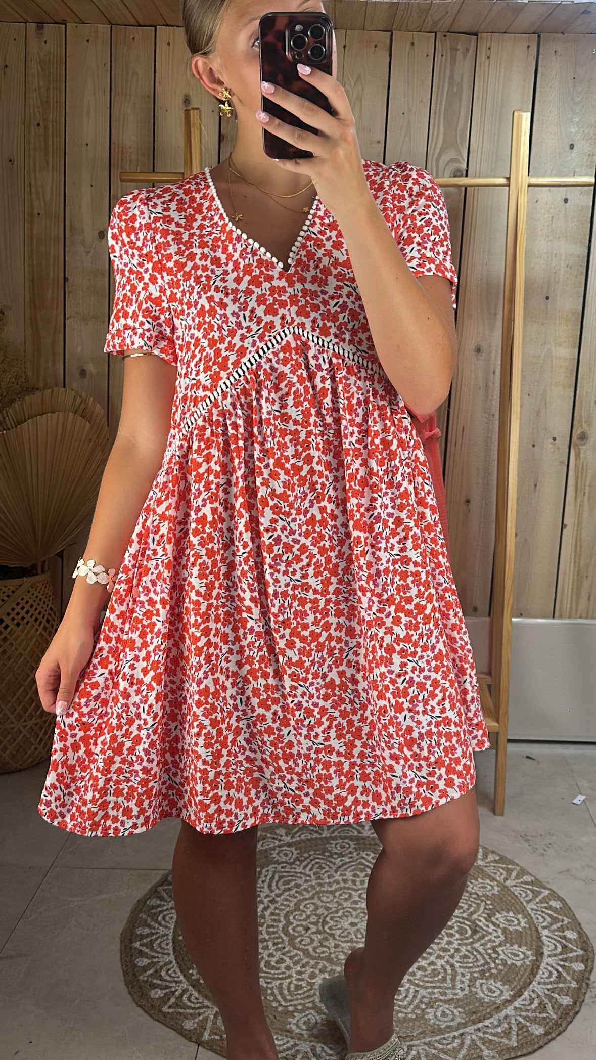 Robe fluide fleurie