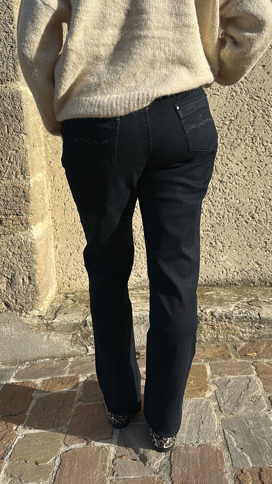 Jean brut coupe droite