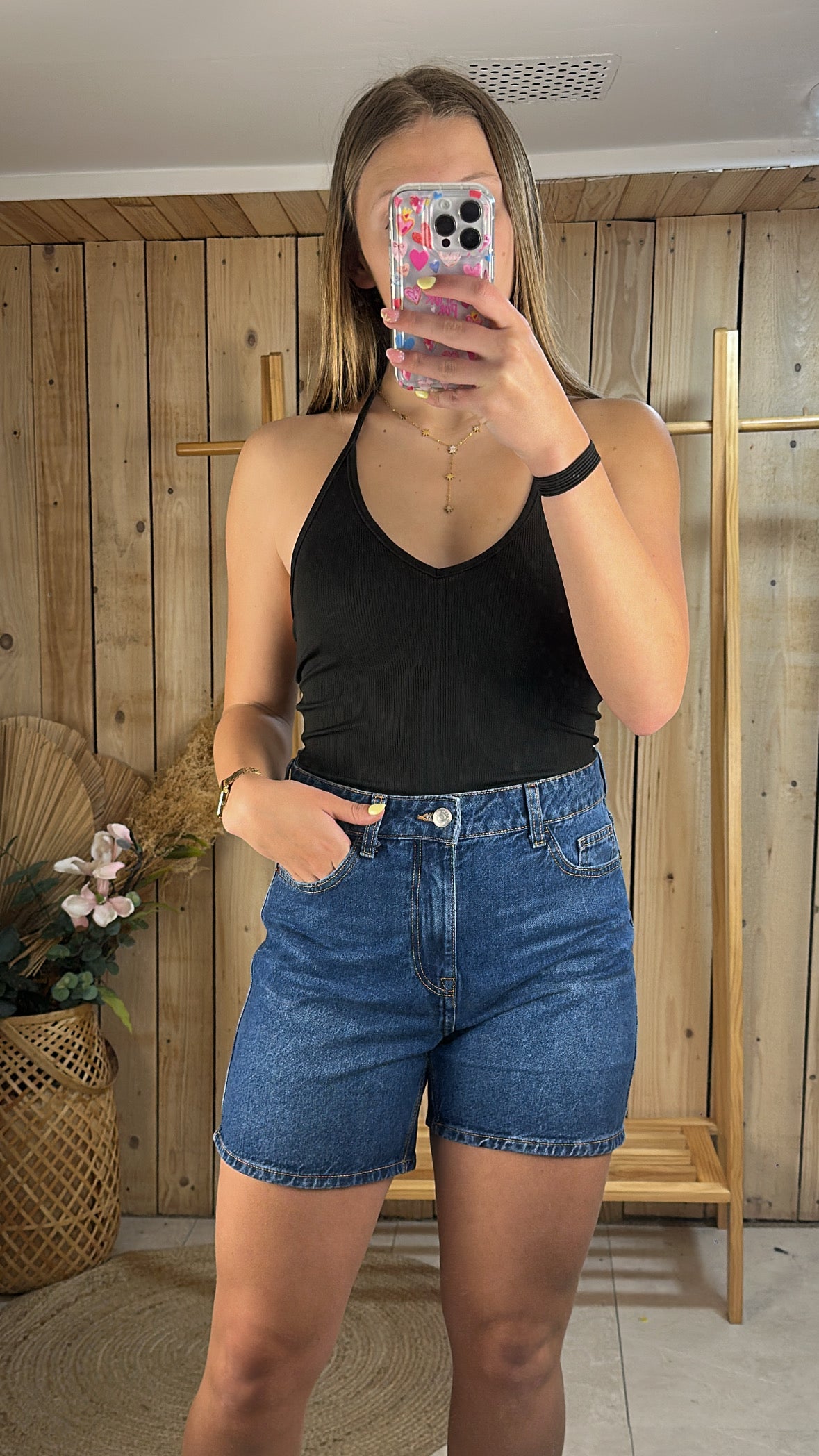 Short long denim