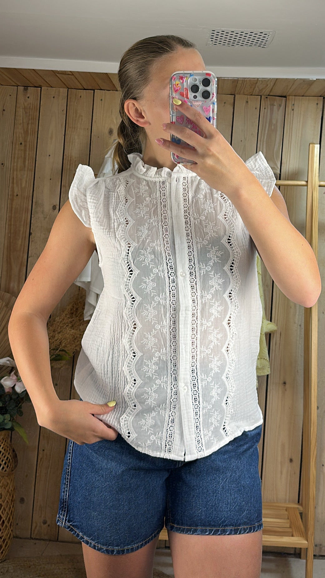 Blouse broderie anglaise