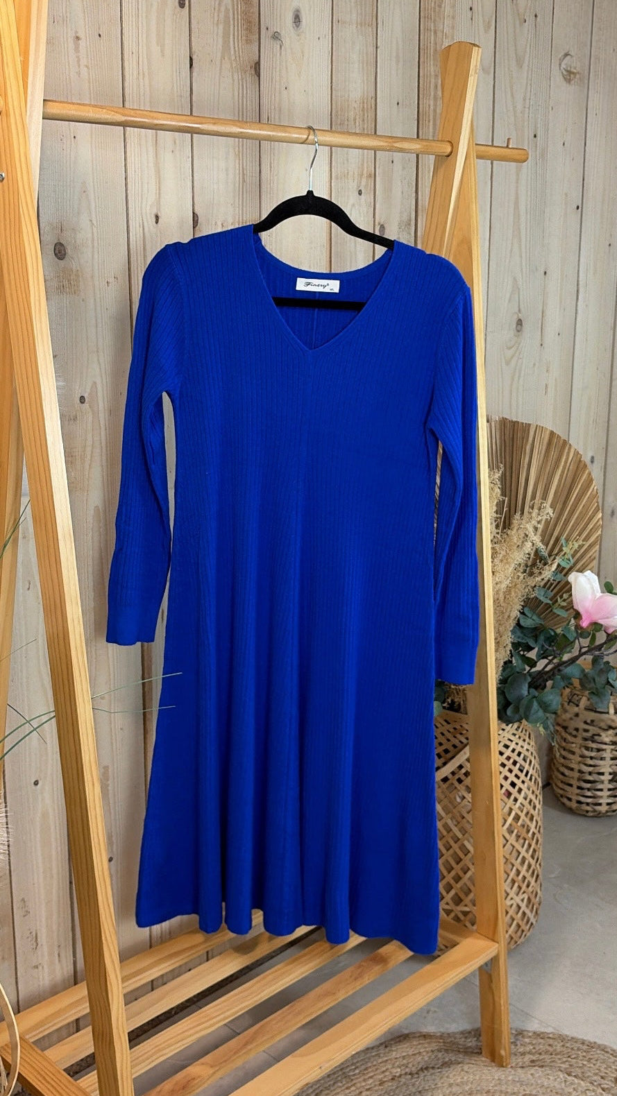 Robe pull bleue