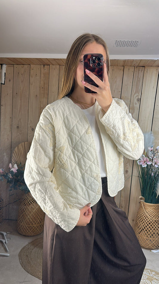 Veste matelassée oeil