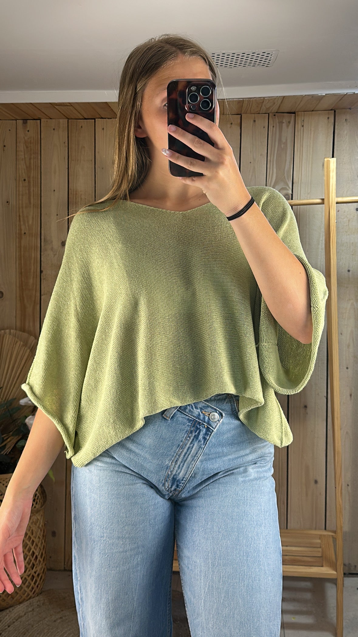 Top vert chauve-souris