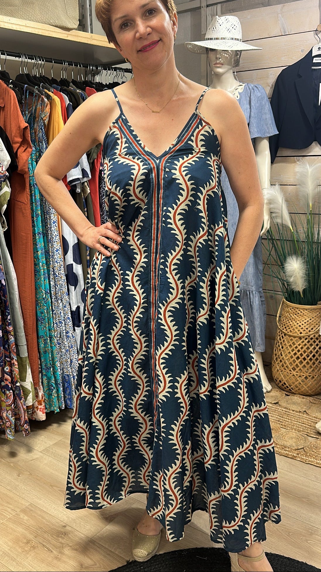 Robe bohème fluide