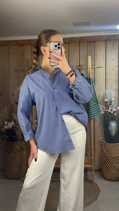 Chemise à rayures