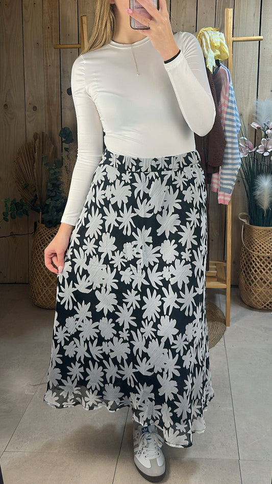 Jupe fleuri