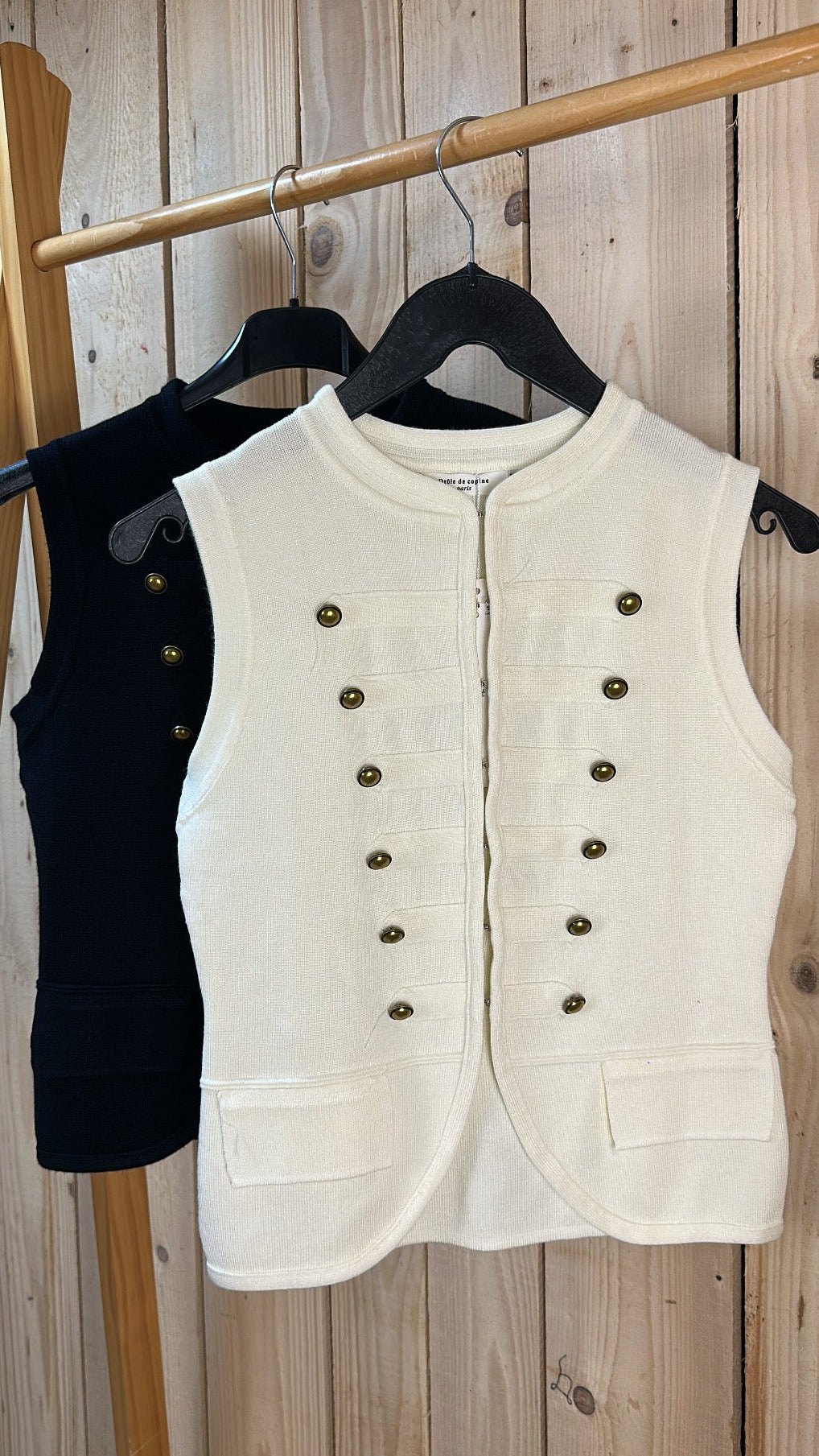 Gilet boutonnè sans manche