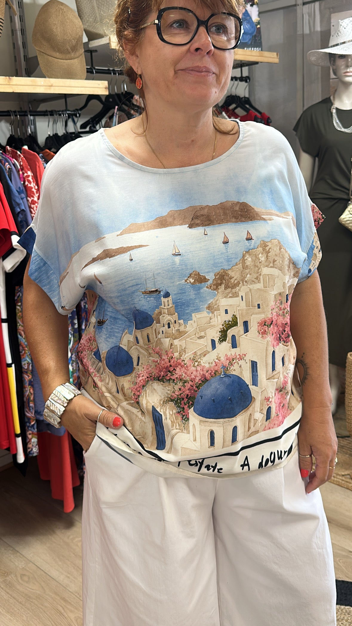 T-shirt méditérannéen