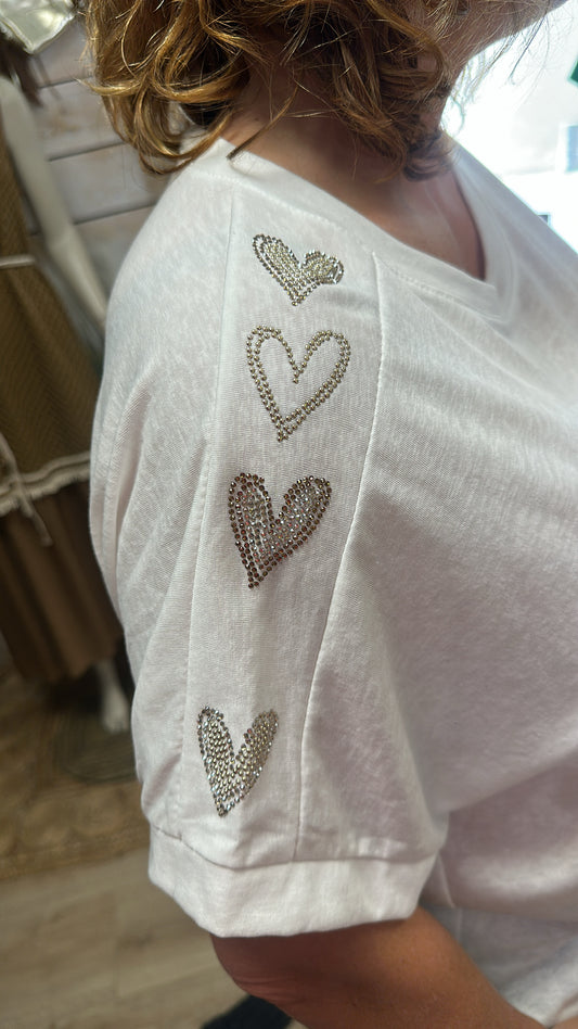 Tshir coton coeur