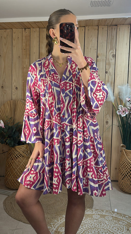 Robe imprimés géométriques