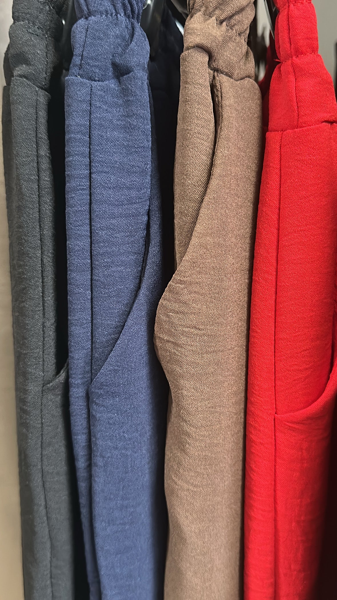 Pantalon fluide taille élastiqué