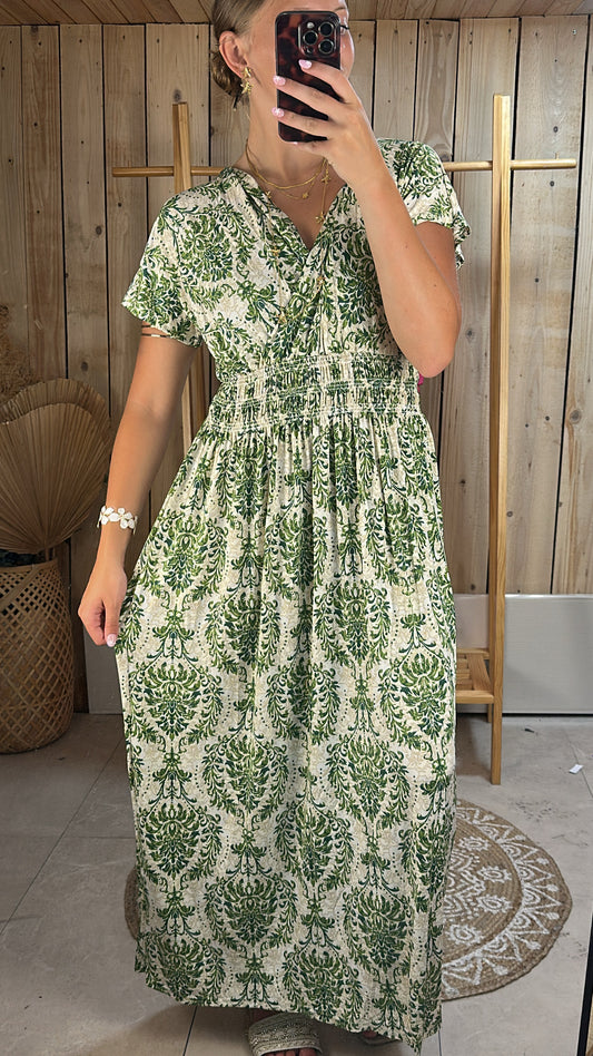 Robe verte maillot de bain