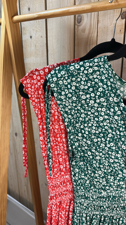 Robe longue fleuri maillot de bain