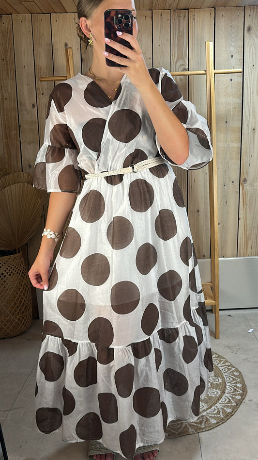 Robe à pois