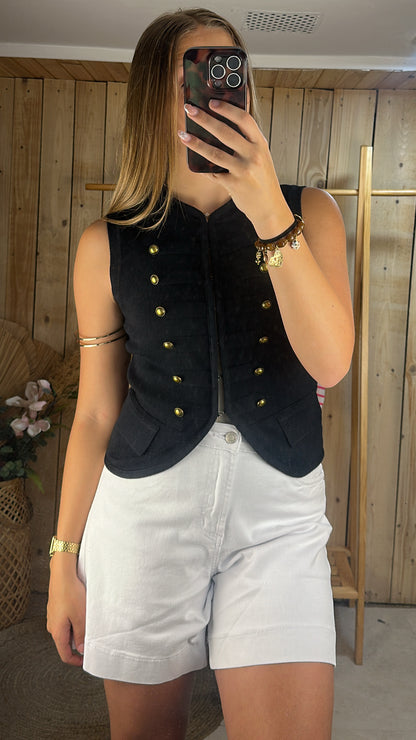 Gilet boutonnè sans manche