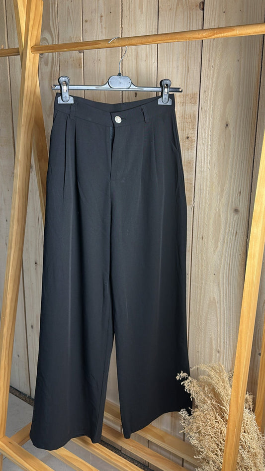Pantalon noir large