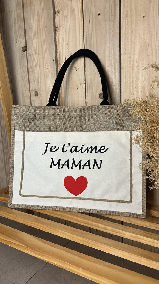 Sac "Je t'aime maman"