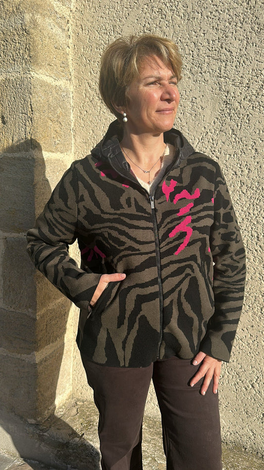 Veste bi matière