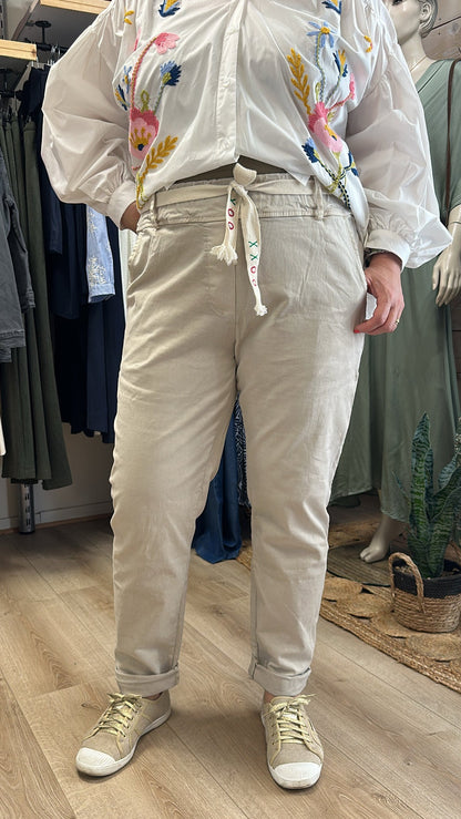Pantalon chino carotte