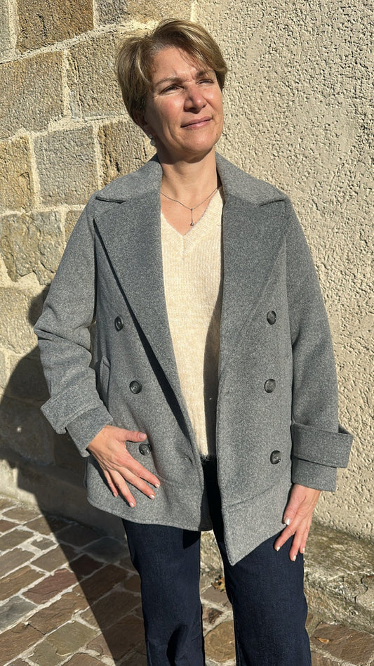 Manteau gris