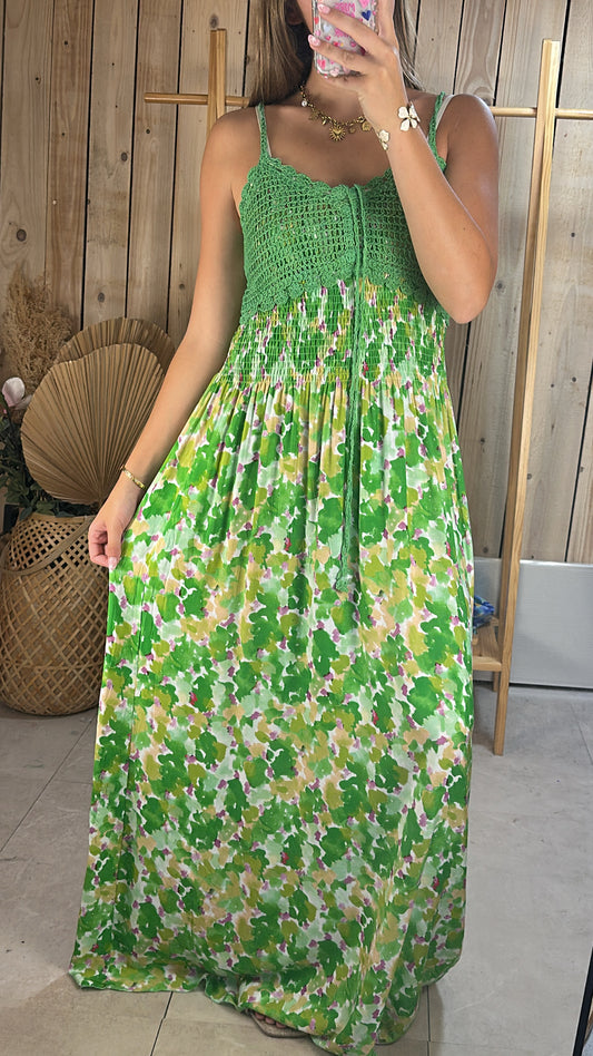 Robe fleuri à crochet