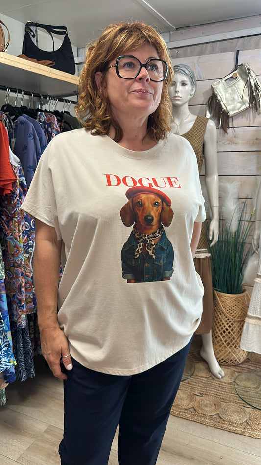 T-shirt " dogue "