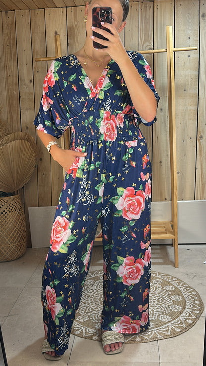 Combinaisonmaillot de bain fleuri