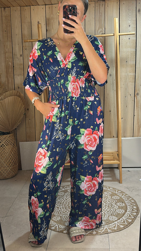 Combinaisonmaillot de bain fleuri