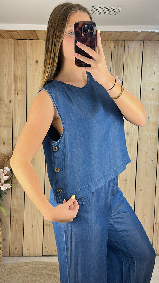 Top tencel denim