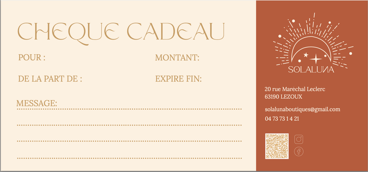 Carte Cadeau