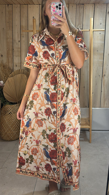 Robe chemise longue