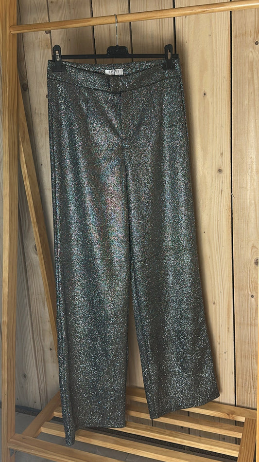 Pantalon argenté
