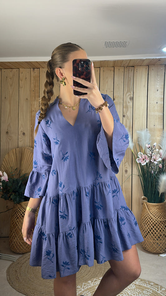 Robe fluide fleuri
