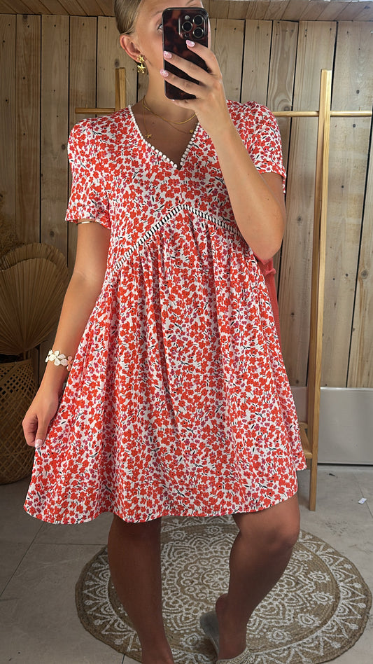 Robe fluide fleurie