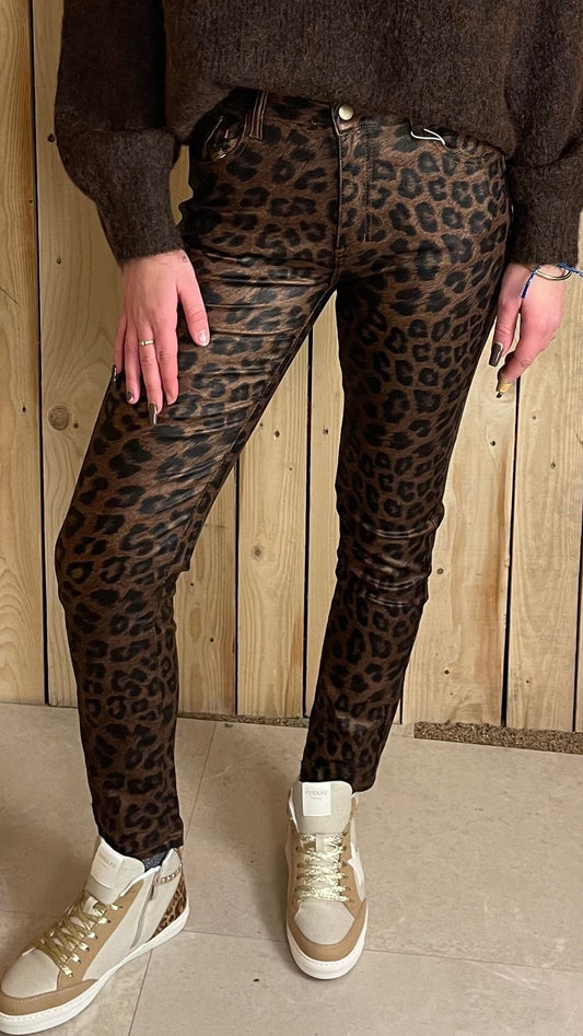 Pantalon léopard